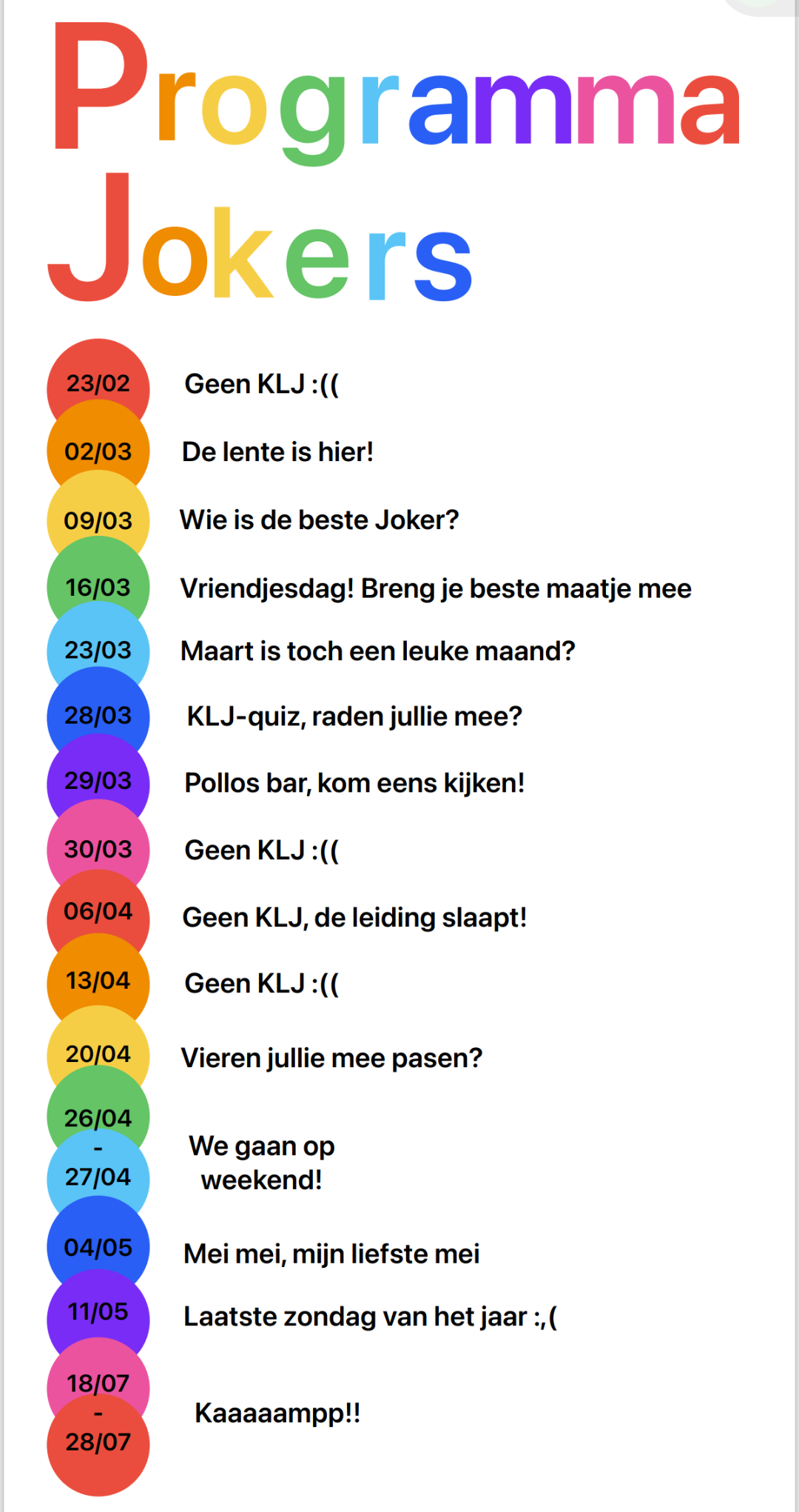 Programma Jokers